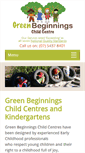 Mobile Screenshot of greenbeginnings.com.au